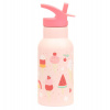 A Little Lovely Company - nerezová fľaša na pitie, 350 ml - zmrzlina