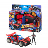 Auto s figurkou Marvel SpiderMan Venom Versus Miles Morales