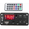 FM rádio, přehrávač MP3 s bluetooth 5.0, dálkové ovládání, napájení 5V