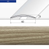 PRECHODOVY PROFIL DUB ARTIC SAMOLEPIACI 2,7 A13