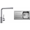 Set Blanco 02-D 25 (dřez Flex Pro 45 S Přírodní lesk + baterie Mila Chrom)