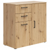 Carryhome KOMODA, dub artisan, 80/83/40 cm - Predsieňové programy - 002427022126