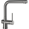 SCHOCK Laios W páková drezová batéria, sklopná pred okno, 1jet, výška výtoku 263 mm, masívna nerezová oceľ, 517005EDM