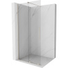 Mexen Velar, sprchová zástena s posuvnými dverami Walk-in 75 x 200 cm, 8mm číre sklo, brúsená oceľ, 871-075-000-03-97