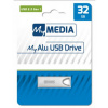 USB kľúč, 32GB, USB 3.2 Gen1, hliníkový kryt, MYMEDIA 