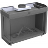 DRU Maestro 105/2 Eco Wave DRU typ plynového paliva: Propán G31/Bután G30 ľavé prevedenie, ohnisko vermikulit - tmavý antracit, matný
