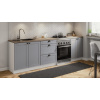 Malá kuchynská linka Linea - biela / šedá