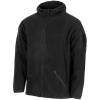 MFH mikina FLEECE na zips s kapucňou TACTICAL ČIERNA veľ.M