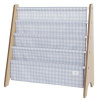3 SPROUTS Stojan na knižky Recycled 3 Sprouts Gingham/ Blue