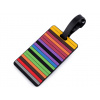 Menovka / visačka na kufor - multicolor