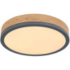 Globo Lighting Doro stropné svietidlo 1x12 W biela-drevená-grafitová 416080WD1R