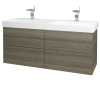 Dreja Umývadlová skrinka VARIANTE SZZ4 130 pre úmyvadlo Laufen Pro S - D03 Cafe / D03 Cafe
