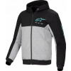 Mikina s chráničmi Alpinestars Chrome v2 black/gray/turquoise S