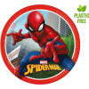 Papierové taniere Spiderman Crime Fighter (Marvel), ďalšia generácia, 23 cm, 8 ks (bez plastu)