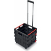 Prosperplast prepravka skladacia 396x370x1008mm CART T KCT4040-S411 čierna plastová Kistenberg
