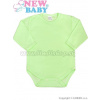 Dojčenské body celorozopínacie New Baby Classic zelené zelená 50