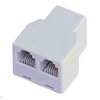 OEM Dvojspojka RJ12, 1x6p6c/2x6p6c - telefonní DVOJSP6/6