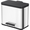 Nášľapný zberač odpadkov Eco ,duo Plus L, objem 9 + 17 l Hailo
