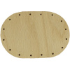 Preglejka tl.4 mm, ovál 12x8 cm s otvormi 22P1208V