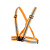 CXS Reflexný elastický KRÍŽ CROSS, oranžový +