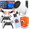 LED Projektor Konzola Game Stick Pro Android 2 pady hry diaľkové ovládanie WiFi USB