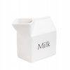 Nádobka na mlieko NELSON biela s nápisom 0,2 l HOMLA