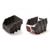 Set úložných boxov 4ks BINEER LONG SET 295x198x195 mm - farba: čierna (Kistenberg KBILS30-S411)
