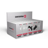 SWISSTEN SET SAMOPREDÁVAČ (5x kábel MicroUSB, 5x USB-C, 5x lightning, 5x CL 2USB 4,8 A, 5x držiak S-GRIP AV-1)
