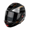 Moto helma Nolan N120-1 Nightlife N-com Flat Lava Grey 26 Šedá M