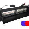 Výstražná lampa stroboskop červeno-modrá