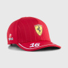 Týmová kšiltovka Charles Leclerc - Scuderia Ferrari F1 tmavě červená