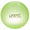 Lifefit Gymnastický loptu TRANSPARENT 75 cm, sv. zelený