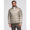Atraktívna šedá bomber bunda V5 JALP-0218