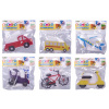 Wiky Korálky zažehľovací set - Dopravné prostriedky 16cm - autobus