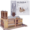 mamido 3D puzzle Katedrála Notre-Dame 77 dielikov Priestorové puzzle Paríž ZA5402