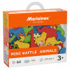 Marioinex WAFFLE mini Animals kocky, 62 dielikov, z toho 32 zvierat