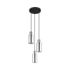 Luster Globo 15708-3H LIDARIA E27 3x 25 W čierny