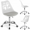 Kancelárska stolička Ecarla KO25 biela