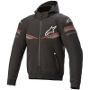 Alpinestars SEKTOR V2 TECH HOODIE 2024 čierno-svetlo červená