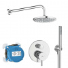 Ideal Standard CeraLine Sprchový set s batériou pod omietku, s telesom, priemer 20 cm, chróm BD193AA