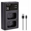 Nabíjačka K&F Concept Nabíjačka NP-FW50 KF28.0009 pre Sony
