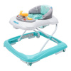 BABY MIX Detské chodítko s volantom a silikónovými kolieskami mätové 44x50x50 zelená