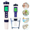 MERAČ PH METER TESTER KYSLOSTI KYSLOMER VODY ACT TERMOMETER + 3 PUFRE
