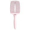 OLIVIA GARDEN Finger Brush Pastel Pink kefa na vlasy masážna 8-radová veľká
