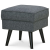 Autronic AK-A1316 GREY2 - Taburet, šedá látka, nohy buk