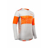 Motokrosový dres ACERBIS LINEAR - oranžová/šedá Veľkosť: L