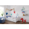 BabyBeds Detská posteľ LILI Farebné prevedenie: Biela, Velikost postele: 160x80 cm, Úložný priestor k posteli: Áno, s úložným priestorom