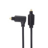 PremiumCord Kabel Toslink - Toslink 90°, tloušťka kabelu:4.0mm, délka 2m (kjtos3-2)