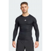 Tenisové tričko Tennis Tshirt Adidas Techfit Compression Training Long Sleeve JE6702 čierne - Velikost XL - 52/54