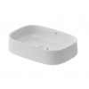 Duravit Zencha - Umývadlo na dosku, 55x39 cm, bez prepadu, DuraCeram, matná biela 2373553279